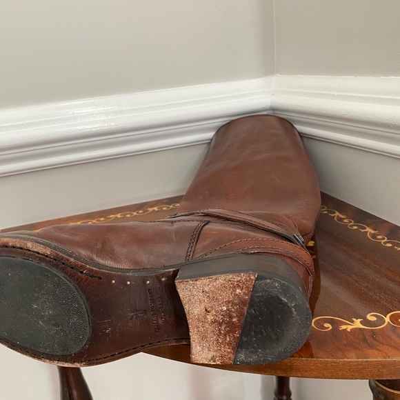 Frye Womens Melissa Brown Riding Boots Size 5.5B (76976) - Picture 2 of 10